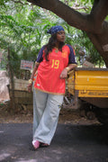 Embellished Jersey Varsity